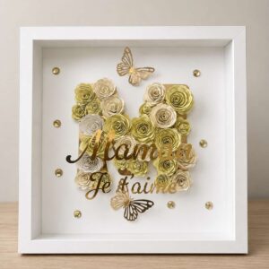 Cadre Floral Maman